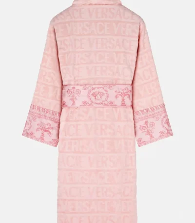 Pearl Toy Pink Versace Plain Bathrobe