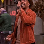 Percy Blockbuster Brown Trucker Jacket