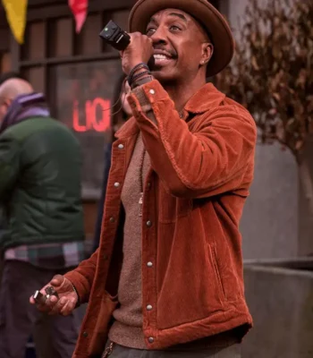 Percy Blockbuster Brown Trucker Jacket