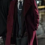 Peter Jacobson Colony Red Wool Coat