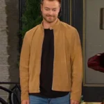 Peyton Meyer Days Of Our Lives Suede Jacket
