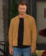 Peyton Meyer Days Of Our Lives Suede Jacket