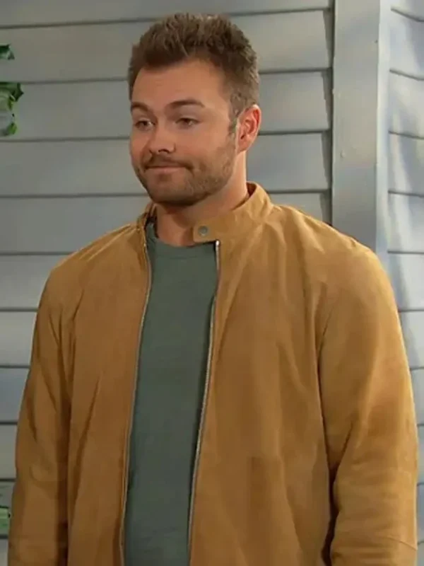 Peyton Meyer Days Of Our Lives Suede Jacket