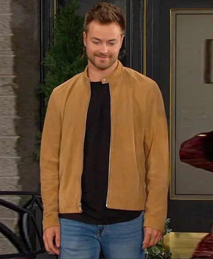 Peyton Meyer Days Of Our Lives Suede Jacket Peyton Meyer Days Of Our Lives Suede Jacket
