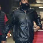Pistons Vs Cavaliers James Harden Leather Jacket