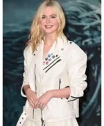Predator Badlands Elle Fanning Leather Jacket