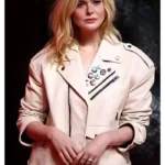 Predator Badlands Elle Fanning Leather Jacket