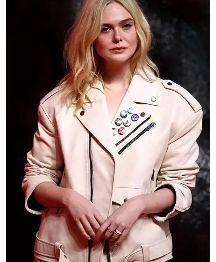 Predator Badlands Elle Fanning Leather Jacket Predator Badlands Elle Fanning Leather Jacket