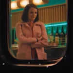 Prince Bullet Train Joey King Pink Wool Coat