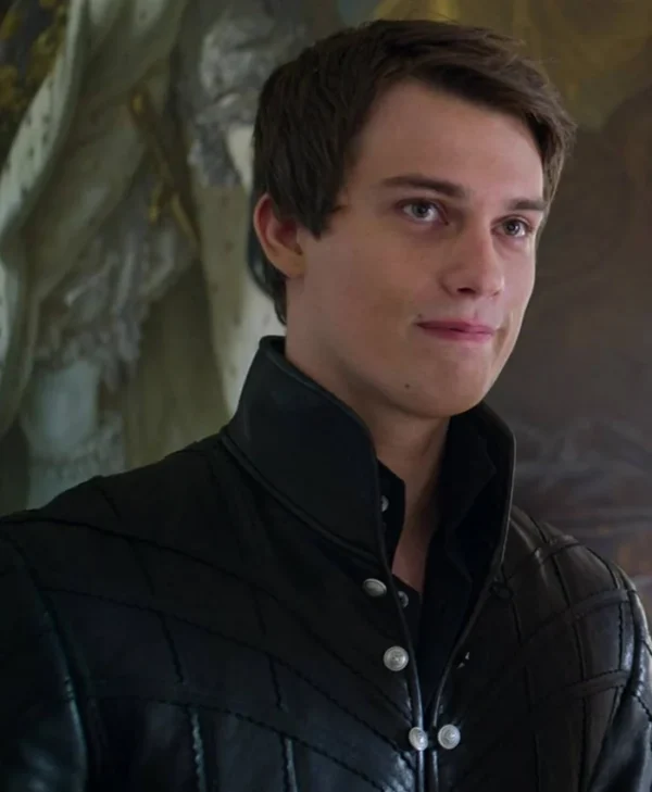 Prince Robert Cinderella Leather Black Jacket
