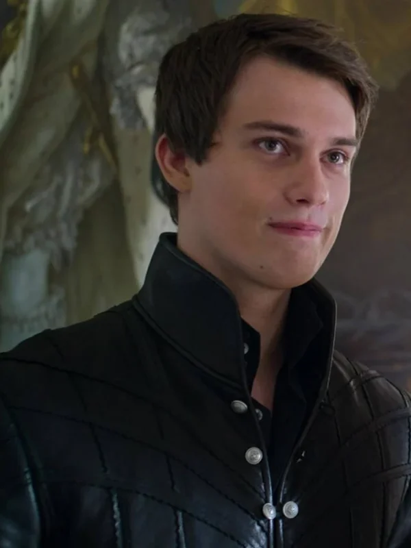 Prince Robert Cinderella Leather Black Jacket