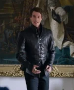 Prince Robert Cinderella Leather Black Jacket
