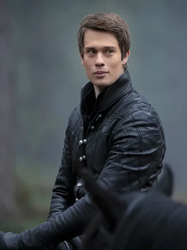 Prince Robert Cinderella Leather Black Jacket