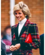Princess Diana Check Coat