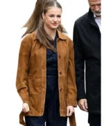 Princess Leonor Valdesoto Suede Jacket
