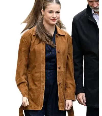 Princess Leonor Valdesoto Suede Jacket