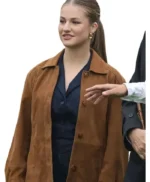 Princess Leonor Valdesoto Suede Jacket