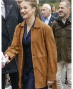 Princess Leonor Valdesoto Suede Jacket