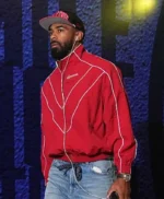Pro Basketball Playoffs 2026 Mike Conley Red Jacket