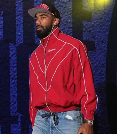 Pro Basketball Playoffs 2026 Mike Conley Red Jacket
