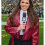 Pro Football Host Bridget Condon Maroon Jacket