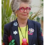 Prue Leith Floral Embroidery Blazer