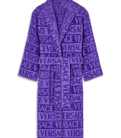 Purple Versace Robe