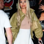 Raising Cane’s Party Brittany Brideau Leather Jacket