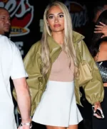 Raising Cane’s Party Brittany Brideau Leather Jacket