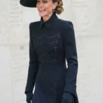 Remembrance Day Kate Middleton Black Coat