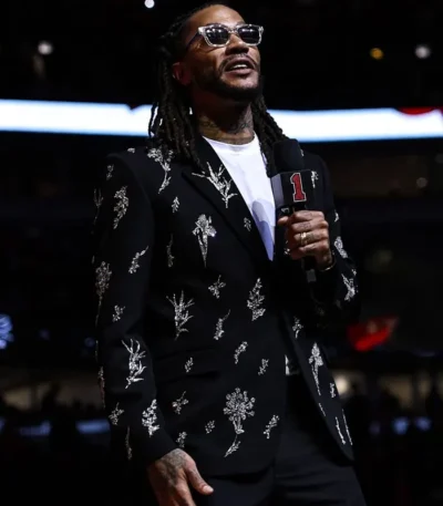 Retirement Ceremony Derrick Rose Blazer