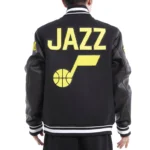 Retro Utah Jazz Classic Rib Varsity Jacket