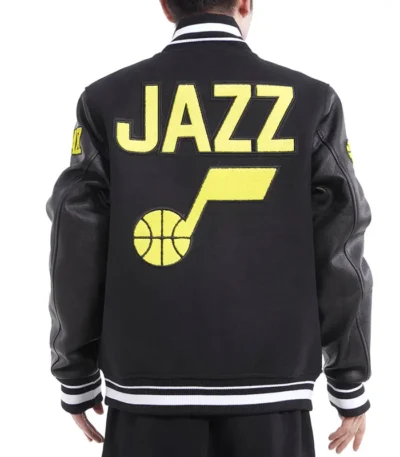 Retro Utah Jazz Classic Rib Varsity Jacket
