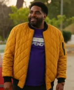 Ron Funches Loot S03 Quilted Bomber Jacket