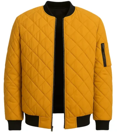 Ron Funches Loot S03 Quilted Bomber Jacket