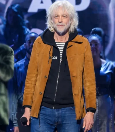 Royal Variety Bob Geldof Suede Jacket