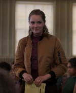 Ruby Rossi Coda 2021 Brown Bomber Jacket