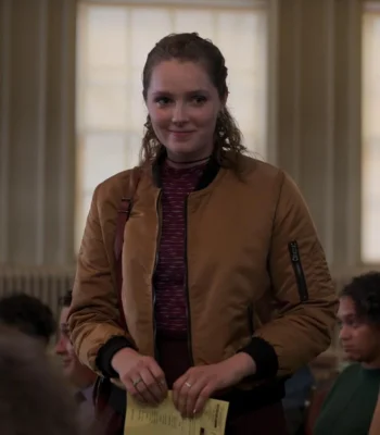 Ruby Rossi Coda 2021 Brown Bomber Jacket