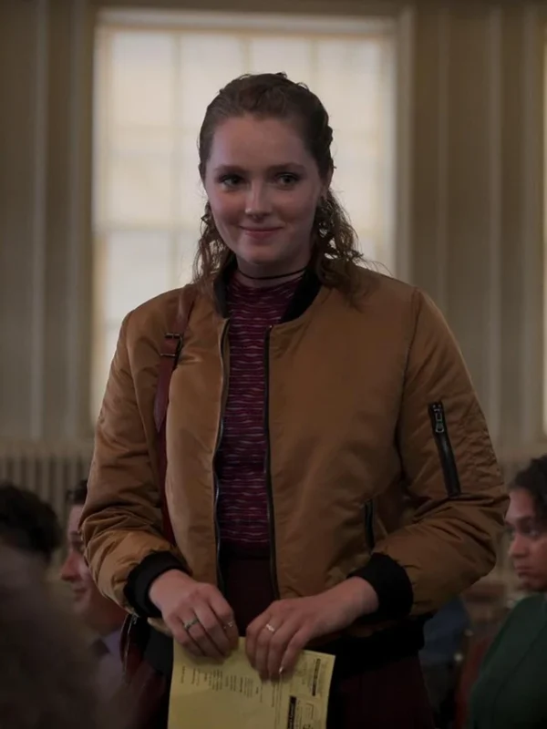 Ruby Rossi Coda 2021 Brown Bomber Jacket