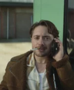 Ryan Sampson Brassic S05 Leather Jacket