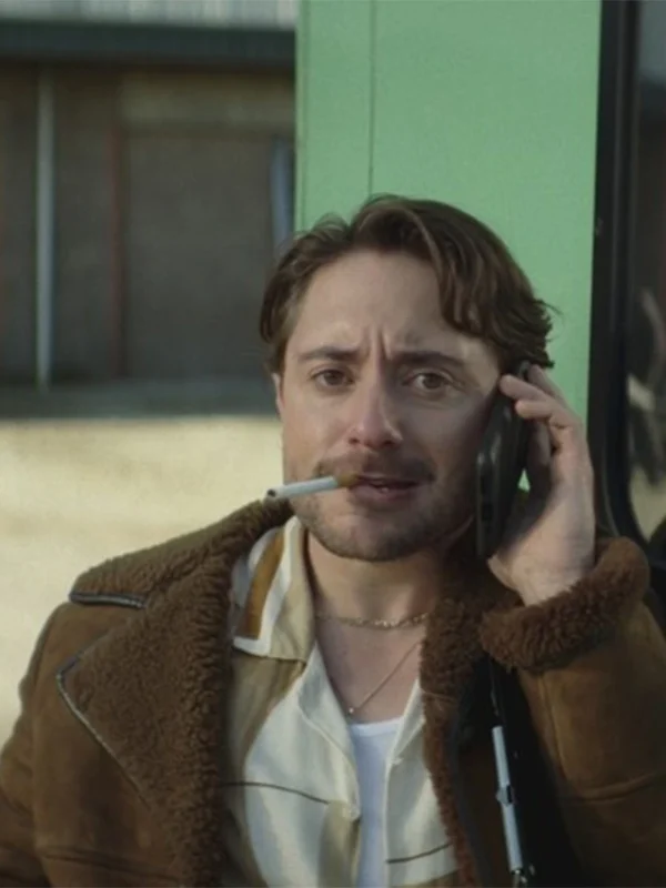 Ryan Sampson Brassic S05 Leather Jacket