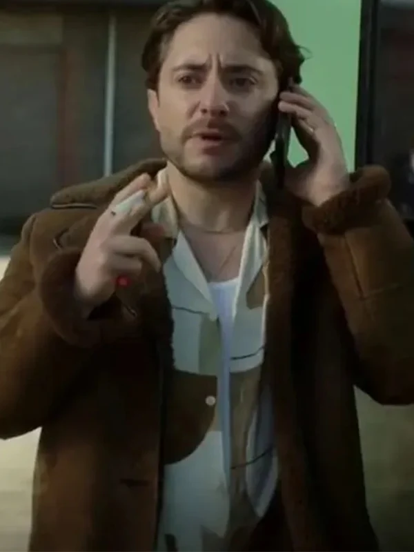 Ryan Sampson Brassic S05 Leather Jacket