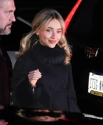 SNL 2026 Sabrina Carpenter Black Wool Coat