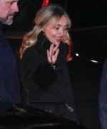 SNL 2026 Sabrina Carpenter Black Wool Coat