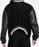 SNL Caitlin Clark Black Varsity Jacket