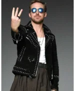 SNL Ryan Gosling Studded Leather Jacket