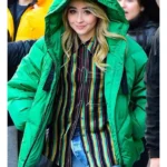 Sabrina Carpenter Green Puffer Jacket