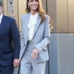 Salesforce Tower Kate Middleton Grey Suit