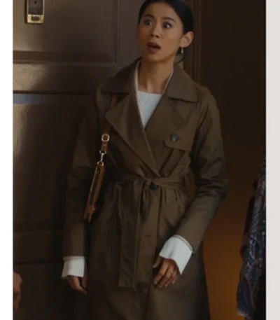 Sarah Franklin Matlock S01 Brown Trench Coat