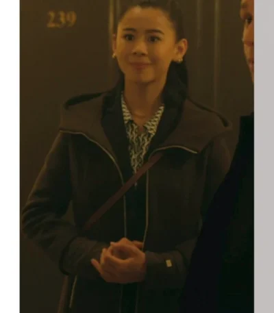 Sarah Franklin Matlock S01 Green Wool Coat